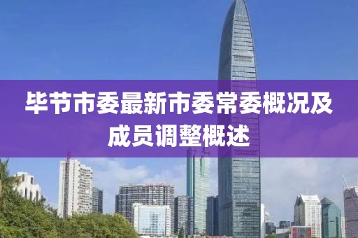 畢節(jié)市委最新市委常委概況及成員調(diào)整概述