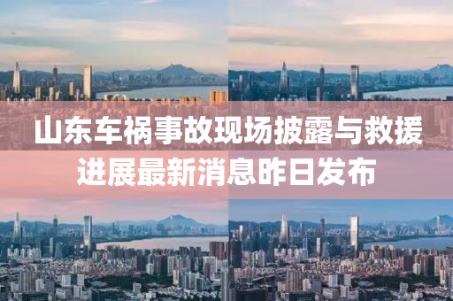 山東車禍事故現(xiàn)場披露與救援進展最新消息昨日發(fā)布