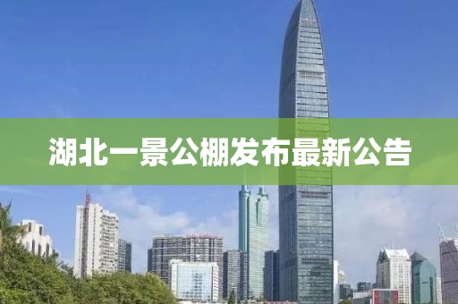 湖北一景公棚發(fā)布最新公告