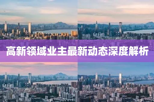 高新領(lǐng)域業(yè)主最新動(dòng)態(tài)深度解析