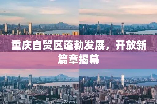 重慶自貿(mào)區(qū)蓬勃發(fā)展，開(kāi)放新篇章揭幕