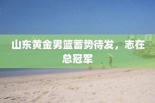 山東黃金男籃蓄勢待發(fā)，志在總冠軍