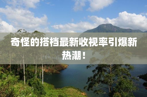 奇怪的搭檔最新收視率引爆新熱潮！