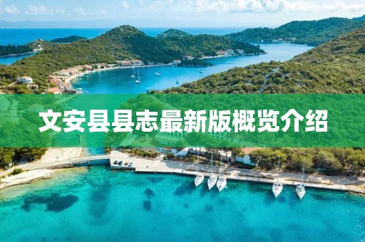 文安縣縣志最新版概覽介紹