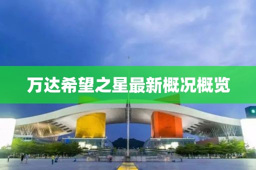 萬達希望之星最新概況概覽