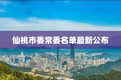 仙桃市委常委名單最新公布
