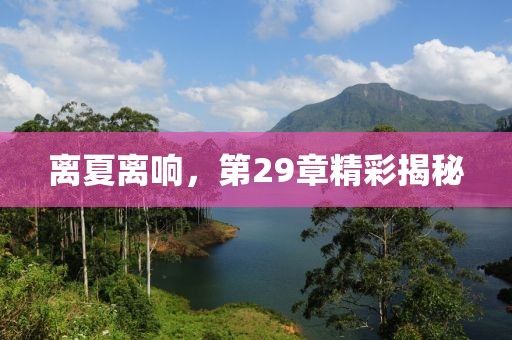 離夏離響，第29章精彩揭秘