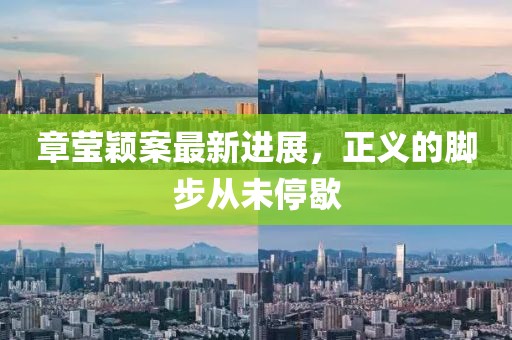 章瑩穎案最新進(jìn)展，正義的腳步從未停歇