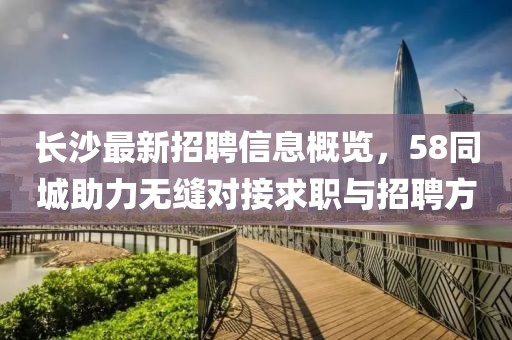 長沙最新招聘信息概覽，58同城助力無縫對(duì)接求職與招聘方