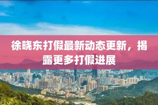 徐曉東打假最新動(dòng)態(tài)更新，揭露更多打假進(jìn)展
