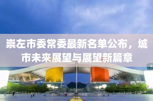 崇左市委常委最新名單公布，城市未來展望與展望新篇章