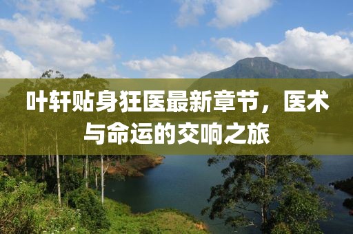 葉軒貼身狂醫(yī)最新章節(jié)，醫(yī)術(shù)與命運(yùn)的交響之旅