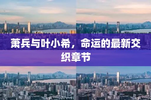 蕭兵與葉小希，命運的最新交織章節(jié)