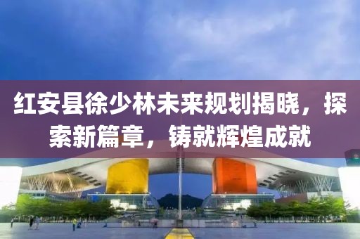 紅安縣徐少林未來(lái)規(guī)劃揭曉，探索新篇章，鑄就輝煌成就