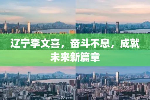 遼寧李文喜，奮斗不息，成就未來(lái)新篇章