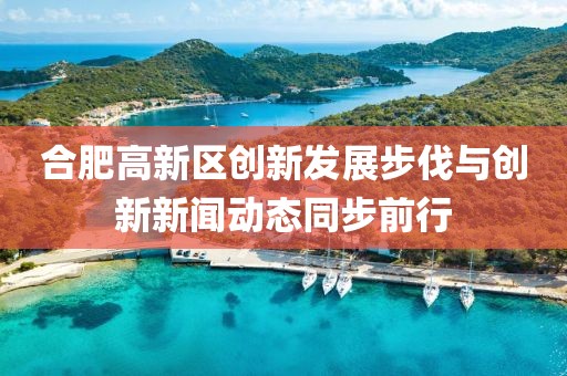 合肥高新區(qū)創(chuàng)新發(fā)展步伐與創(chuàng)新新聞動(dòng)態(tài)同步前行