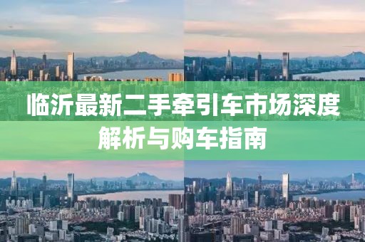 臨沂最新二手牽引車市場(chǎng)深度解析與購(gòu)車指南