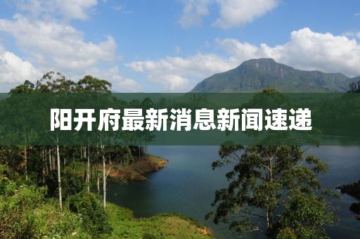 陽開府最新消息新聞速遞