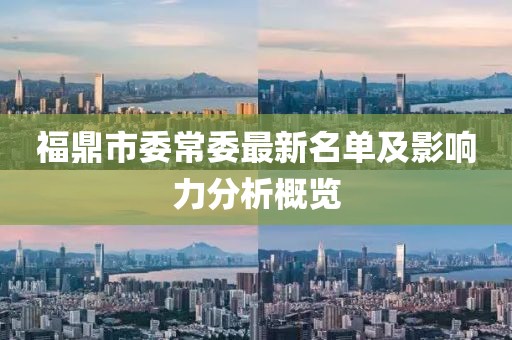 福鼎市委常委最新名單及影響力分析概覽