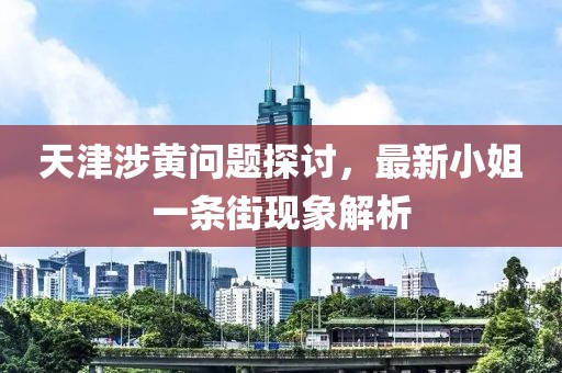 天津涉黃問題探討，最新小姐一條街現(xiàn)象解析