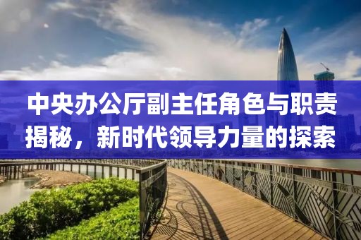 中央辦公廳副主任角色與職責揭秘，新時代領(lǐng)導力量的探索