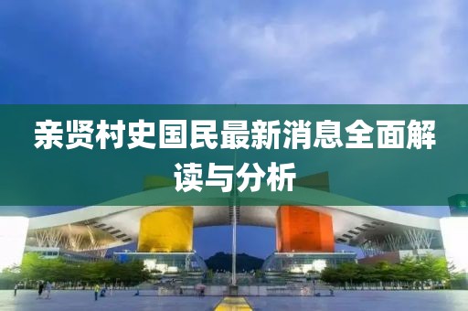 親賢村史國(guó)民最新消息全面解讀與分析
