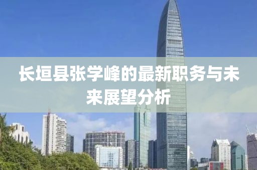 長(zhǎng)垣縣張學(xué)峰的最新職務(wù)與未來(lái)展望分析