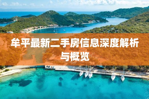 牟平最新二手房信息深度解析與概覽