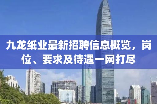 九龍紙業(yè)最新招聘信息概覽，崗位、要求及待遇一網(wǎng)打盡