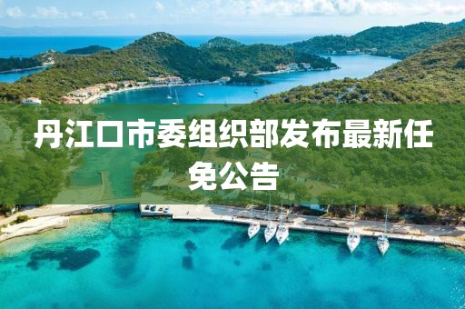 丹江口市委組織部發(fā)布最新任免公告