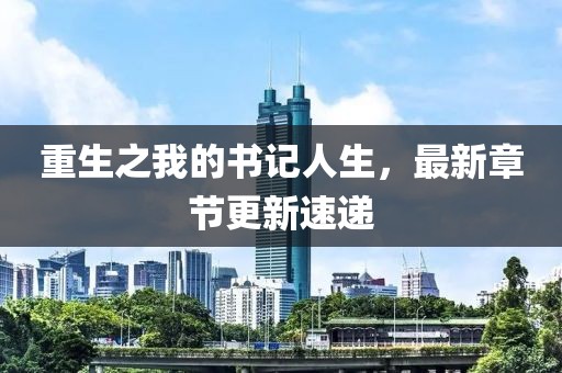 重生之我的書記人生，最新章節(jié)更新速遞