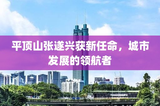 平頂山張遂興獲新任命，城市發(fā)展的領(lǐng)航者
