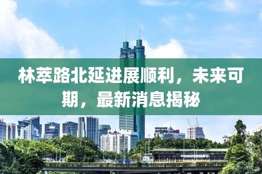 林萃路北延進(jìn)展順利，未來可期，最新消息揭秘