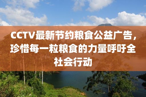 CCTV最新節(jié)約糧食公益廣告，珍惜每一粒糧食的力量呼吁全社會行動