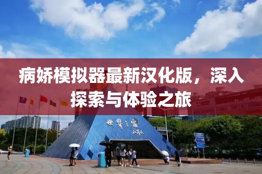 病嬌模擬器最新漢化版，深入探索與體驗(yàn)之旅