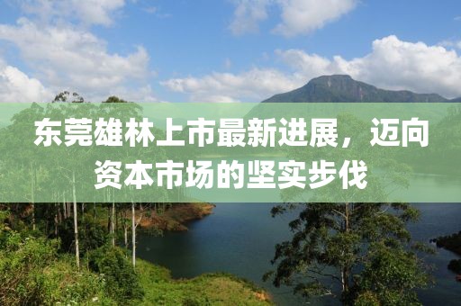 東莞雄林上市最新進(jìn)展，邁向資本市場的堅(jiān)實(shí)步伐