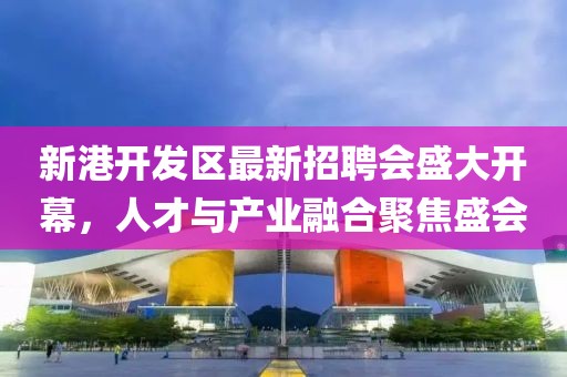 新港開(kāi)發(fā)區(qū)最新招聘會(huì)盛大開(kāi)幕，人才與產(chǎn)業(yè)融合聚焦盛會(huì)
