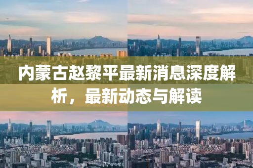 內(nèi)蒙古趙黎平最新消息深度解析，最新動態(tài)與解讀