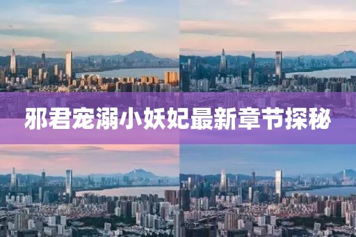 邪君寵溺小妖妃最新章節(jié)探秘