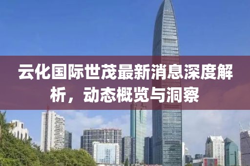 云化國(guó)際世茂最新消息深度解析，動(dòng)態(tài)概覽與洞察