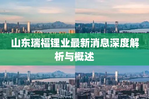 山東瑞福鋰業(yè)最新消息深度解析與概述
