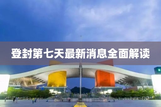 登封第七天最新消息全面解讀
