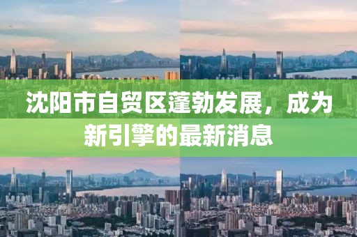 沈陽市自貿(mào)區(qū)蓬勃發(fā)展，成為新引擎的最新消息