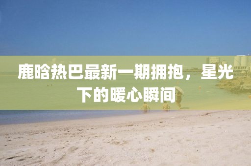鹿晗熱巴最新一期擁抱，星光下的暖心瞬間