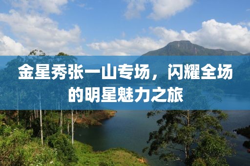 金星秀張一山專場，閃耀全場的明星魅力之旅