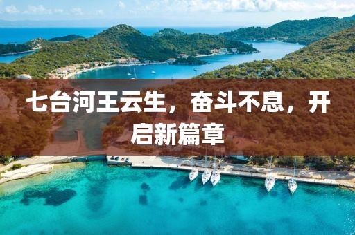 七臺河王云生，奮斗不息，開啟新篇章