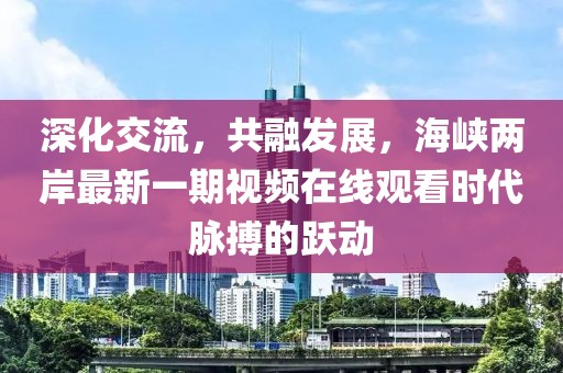 深化交流，共融發(fā)展，海峽兩岸最新一期視頻在線觀看時代脈搏的躍動