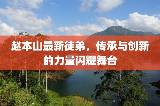 趙本山最新徒弟，傳承與創(chuàng)新的力量閃耀舞臺