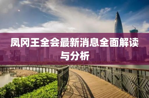 鳳岡王全會最新消息全面解讀與分析