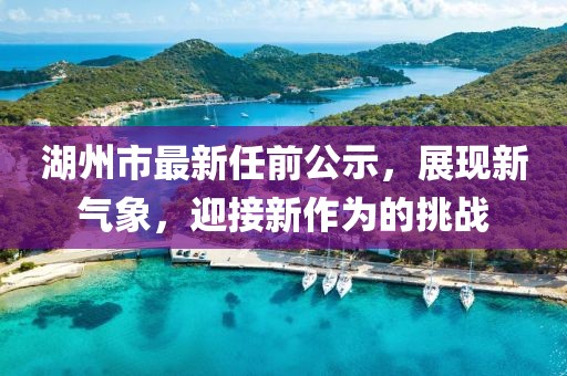 湖州市最新任前公示，展現(xiàn)新氣象，迎接新作為的挑戰(zhàn)